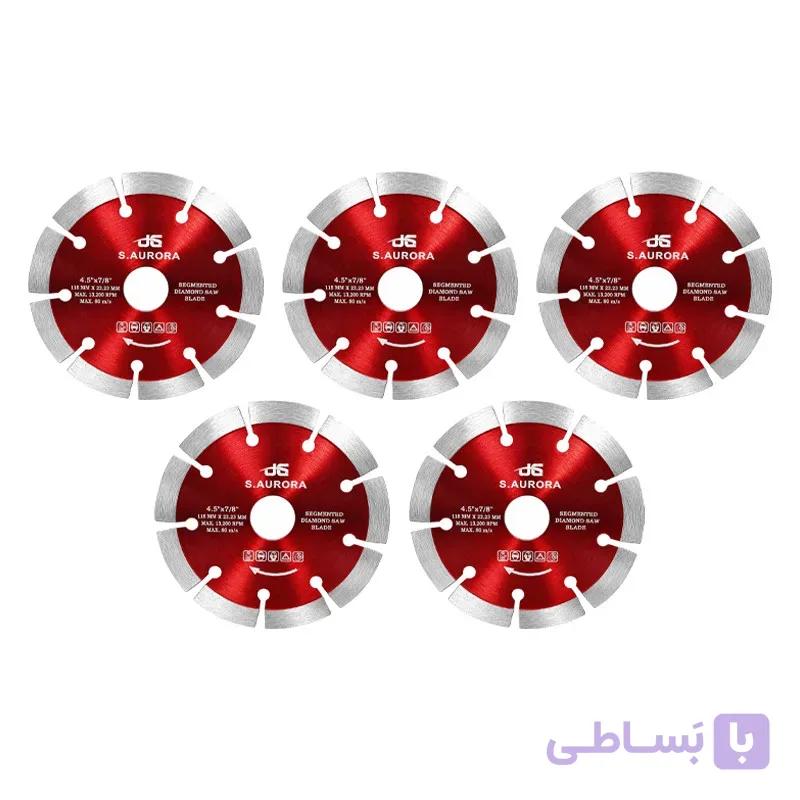 صفحه گرانیت بر آرورا مدل SEG4.5 سایز 115 میلی‌متر بسته 10 عددی — تصویر 1