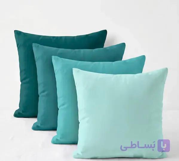 کوسن فیروزه ای ابی40*40