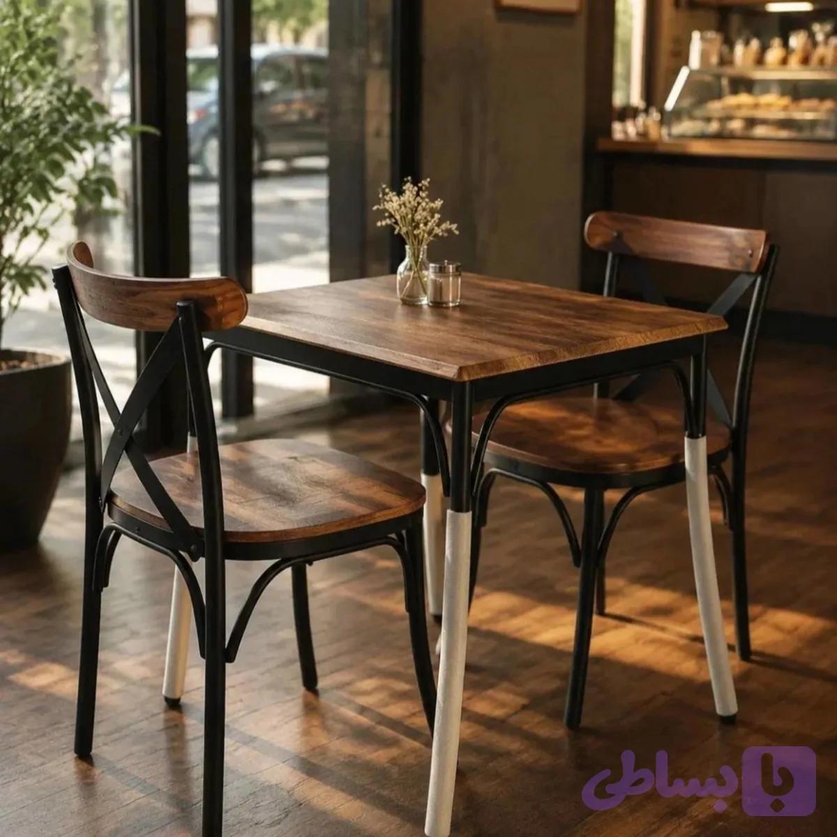 میز دو نره مربع