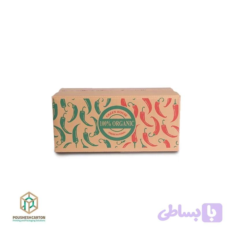 کارتن محصولات گلخانه ای (تست لاینر) — تصویر 1