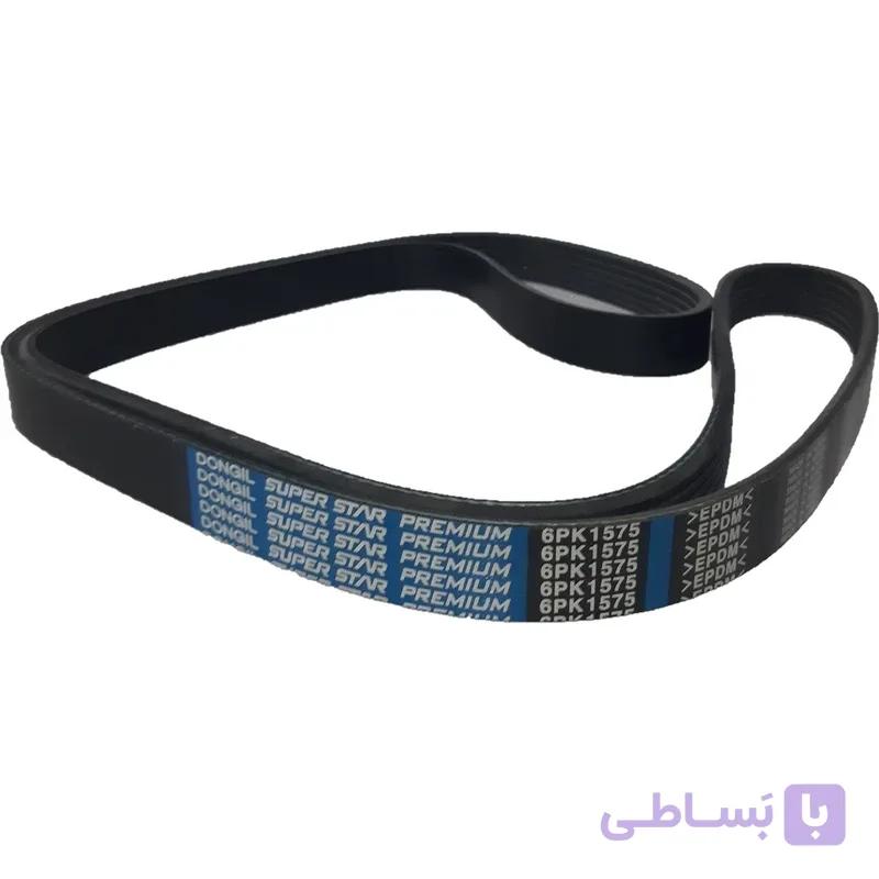 تسمه هیدرولیک دینام کولر دانگیل 6PK1575 پژو 206 تیپ 5 و 207 — تصویر 1