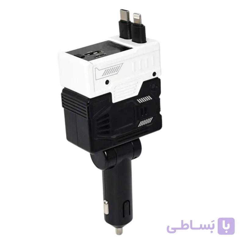 شارژر فندکی 66 وات 4 پورت کالوس مدل Car07 4in1