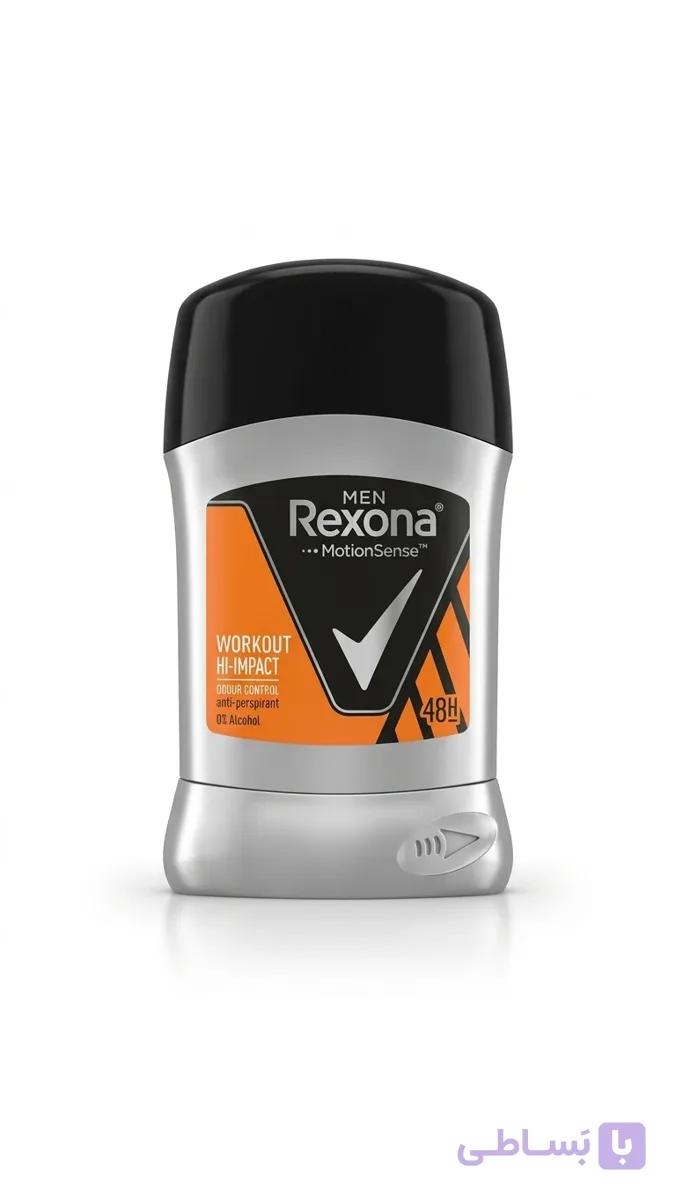 اسپری ضد تعریق مردانه رکسونا REXONA مدل Workout — تصویر 1