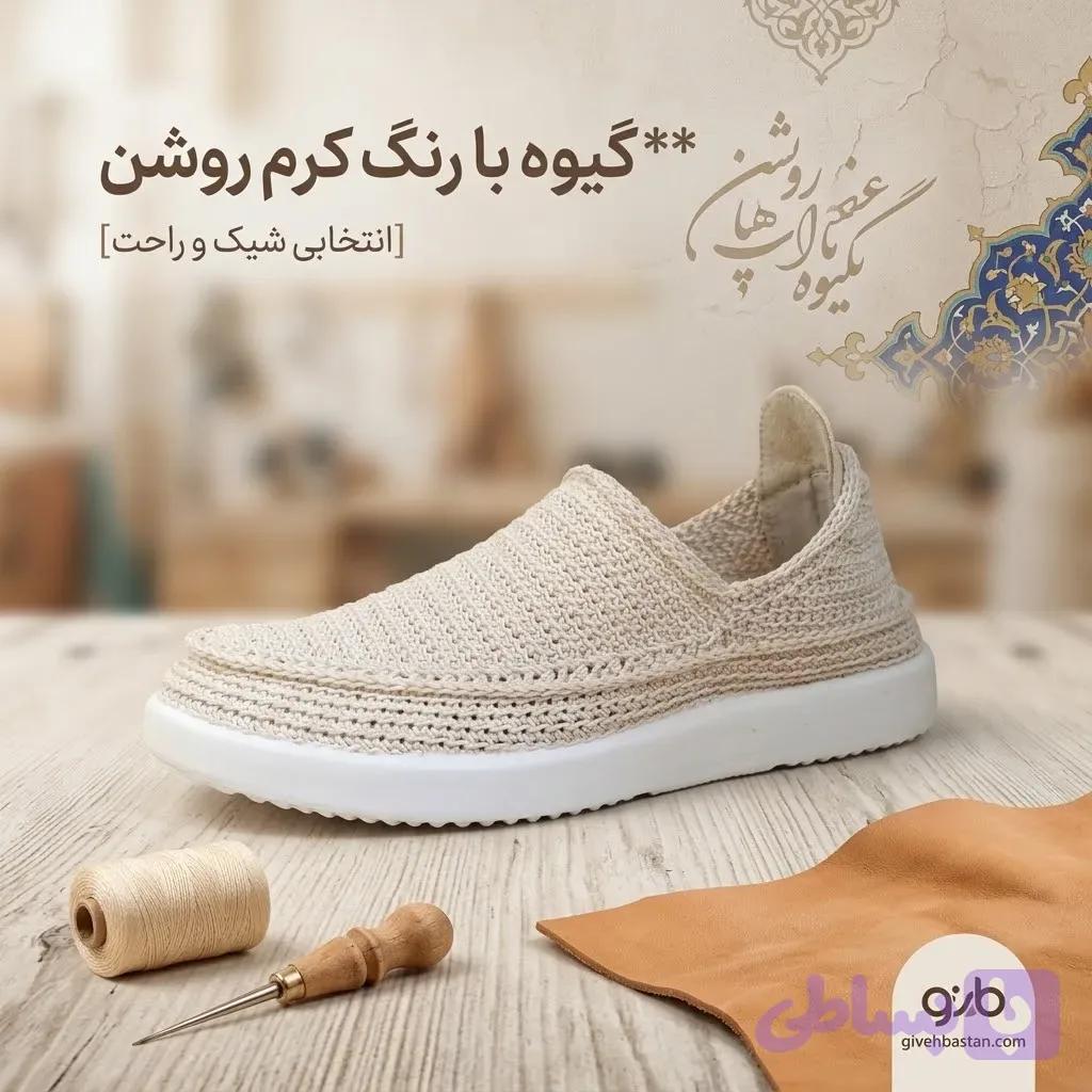گیوه کرم روشن