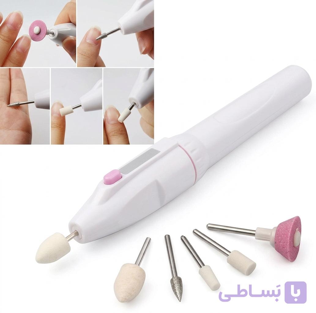 ست مانیکور و پدیکور سالن شیپر اورجینال با 5 سری کاربردی (سوهان برقی خانگی) — تصویر 1