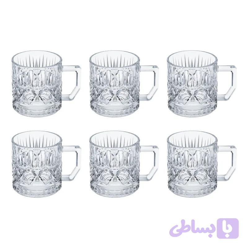 لیوان نوری تازه مدل Stella کد NT20700600w بسته 6 عددی