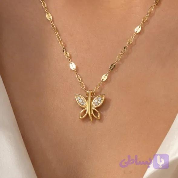 گردنبند و آویز پروانه
