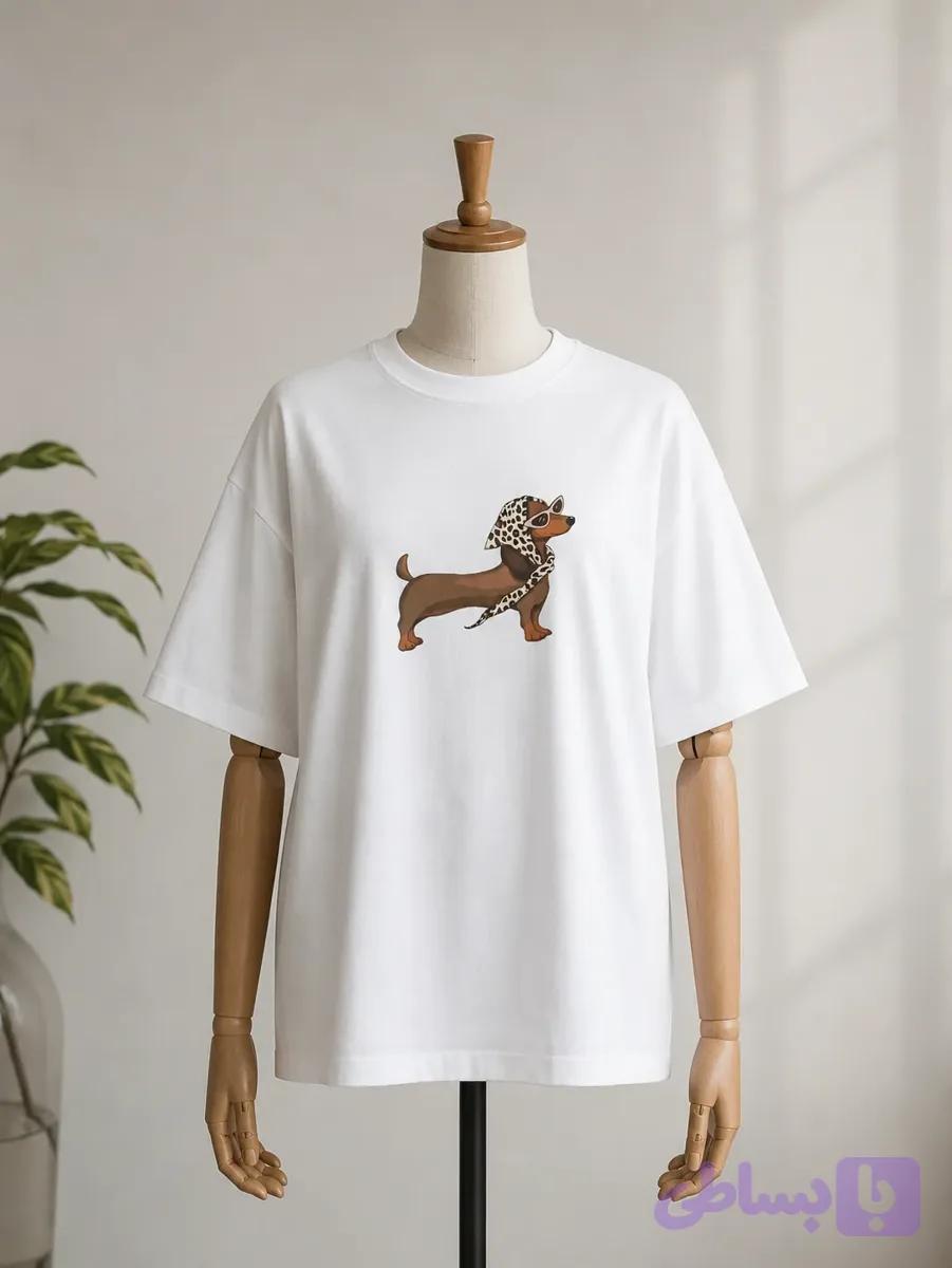 تیشرت طرح Dachshund Scarf — تصویر 1