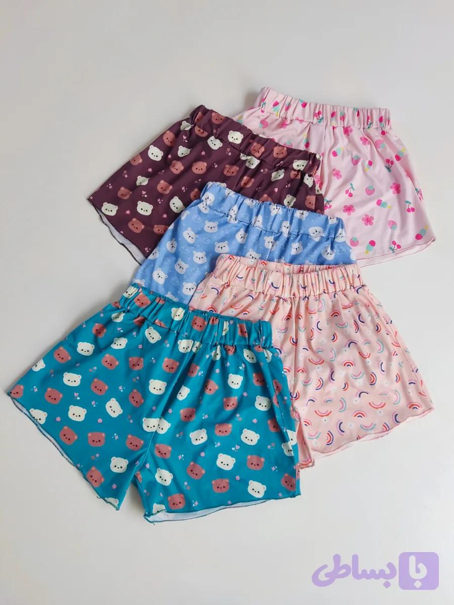 شلوارک فانتزی کوتاه پایین ژور دوزی ـ Women's Fantasy shorts