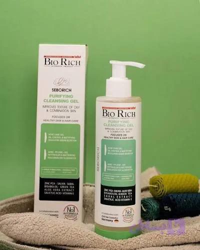 ژل شستشو صورت پوست چرب مدل سبوریچ بایوریچ