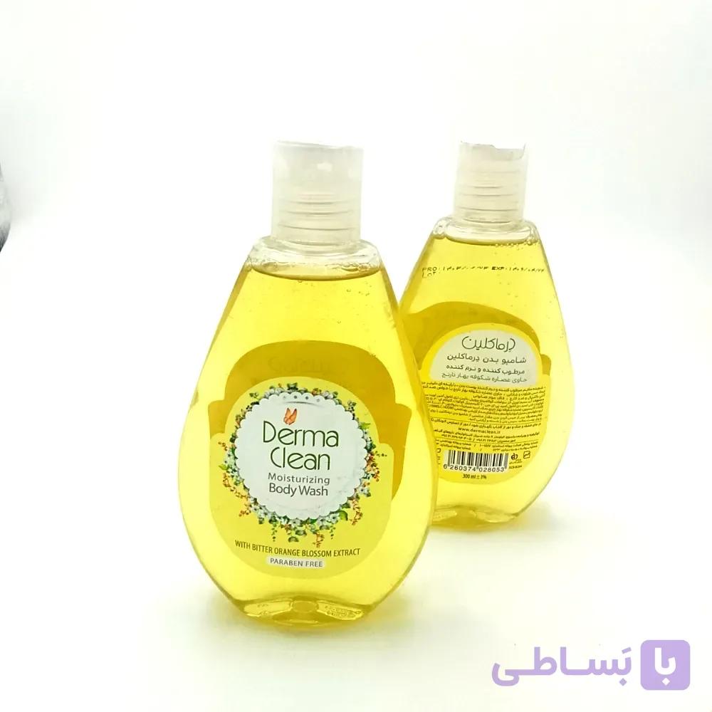 شامپو بدن درماکلین مدل شکوفه بهار نارنج — تصویر 1