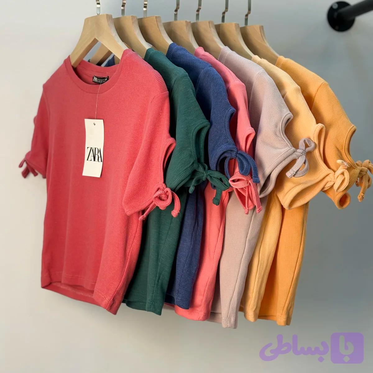 کراپ آستین اشکی ZARA