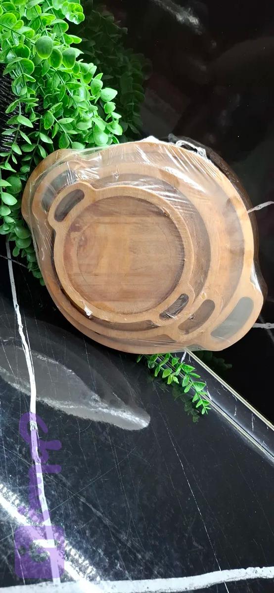 سینی چوبی ۳تایی روس ضد آب