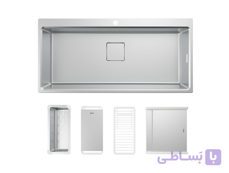 سینک باکسی استیل البرز مدل 959 توکار — تصویر 1