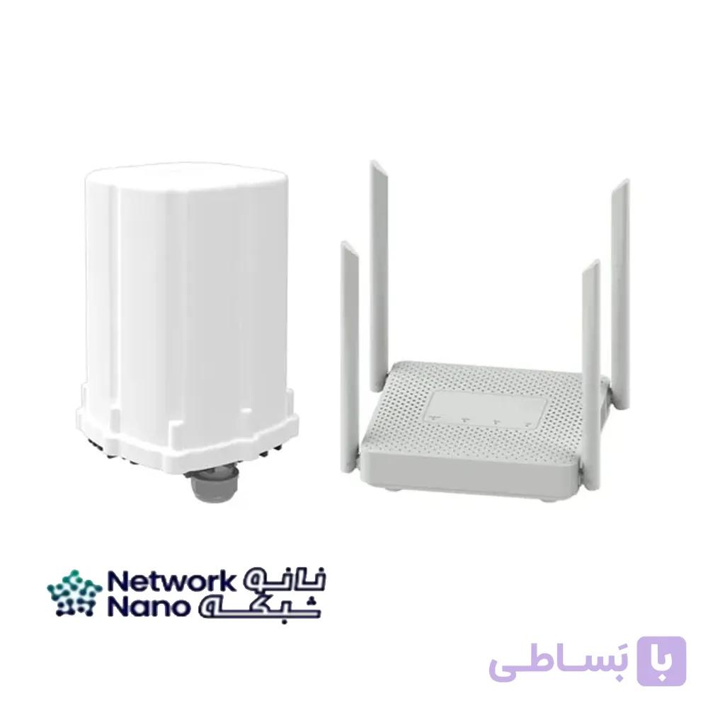 مودم ۵G ZLT X16 فضای باز با روتر ZLT W51 — تصویر 1
