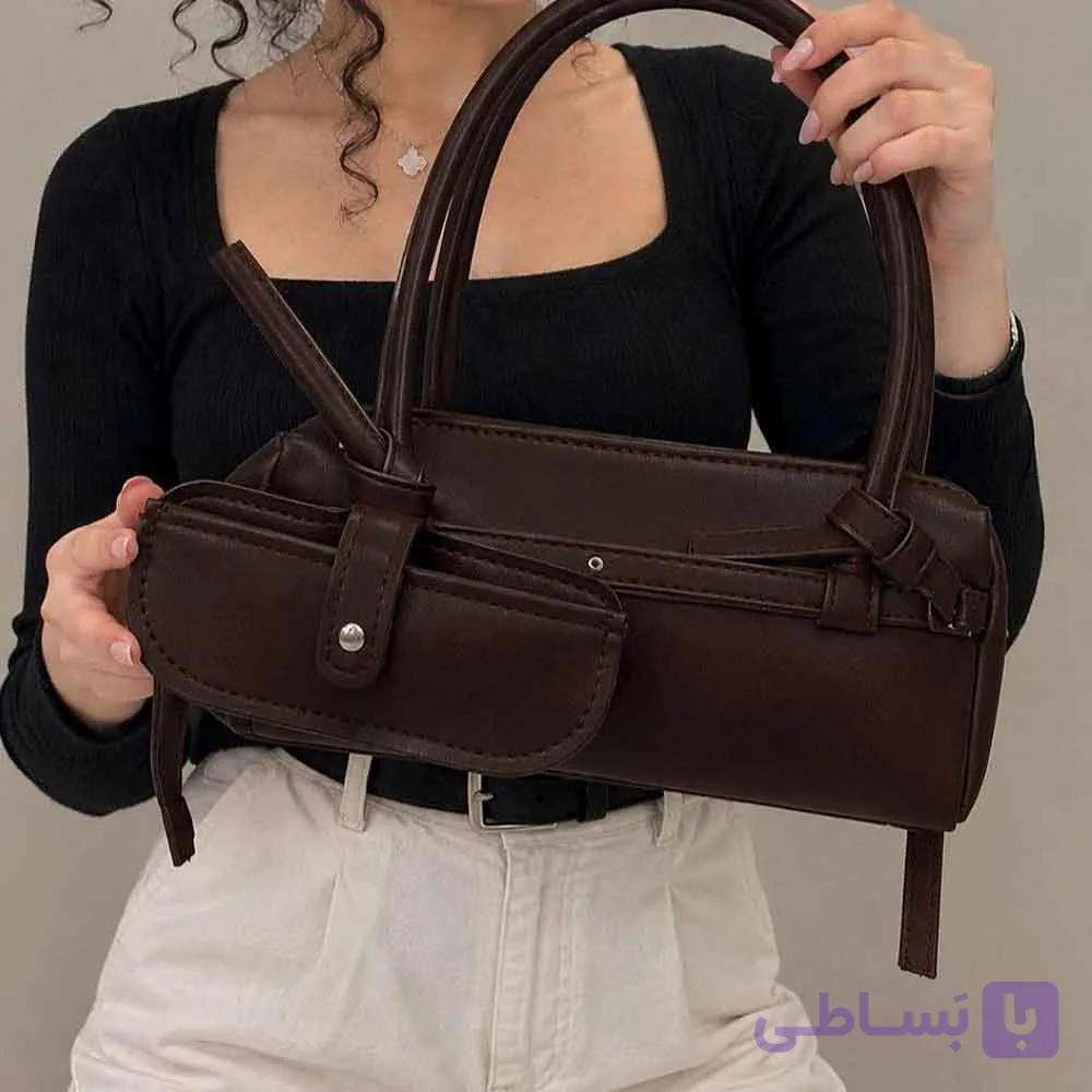 کیف ترند دسته شلنگی همراه با جای عینکی — تصویر 1