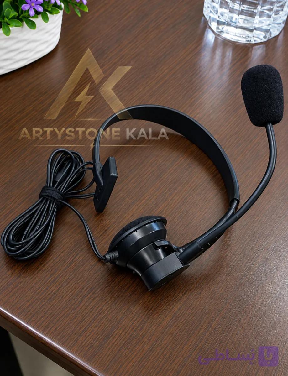 میکروفون تک گوش خلبانی سیم دار جک 2/5 کد ــ 1079