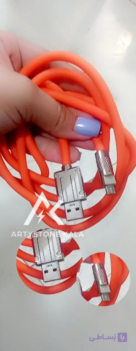 کابل میکرو 120وات بسیار ضخیم سوپر فست شارژ ــ کد_960