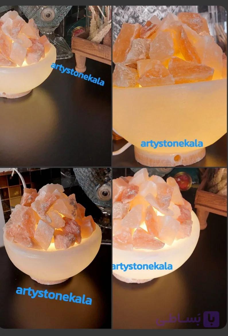چراغ خواب سنگ نمک طبیعی 5k _کد_903