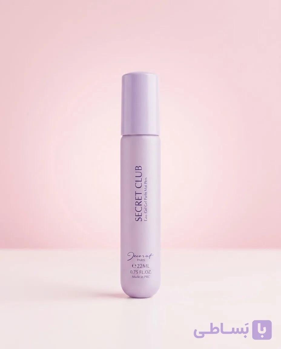 عطر جیبی زنانه ژک ساف مدل secret club حجم ۲۲ میل