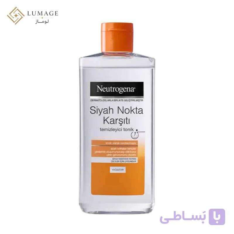 تونر ضد جوش سرسیاه نوتروژینا مدل Blackhead Eliminating Cleansing Toner حجم 200 میلی لیتر