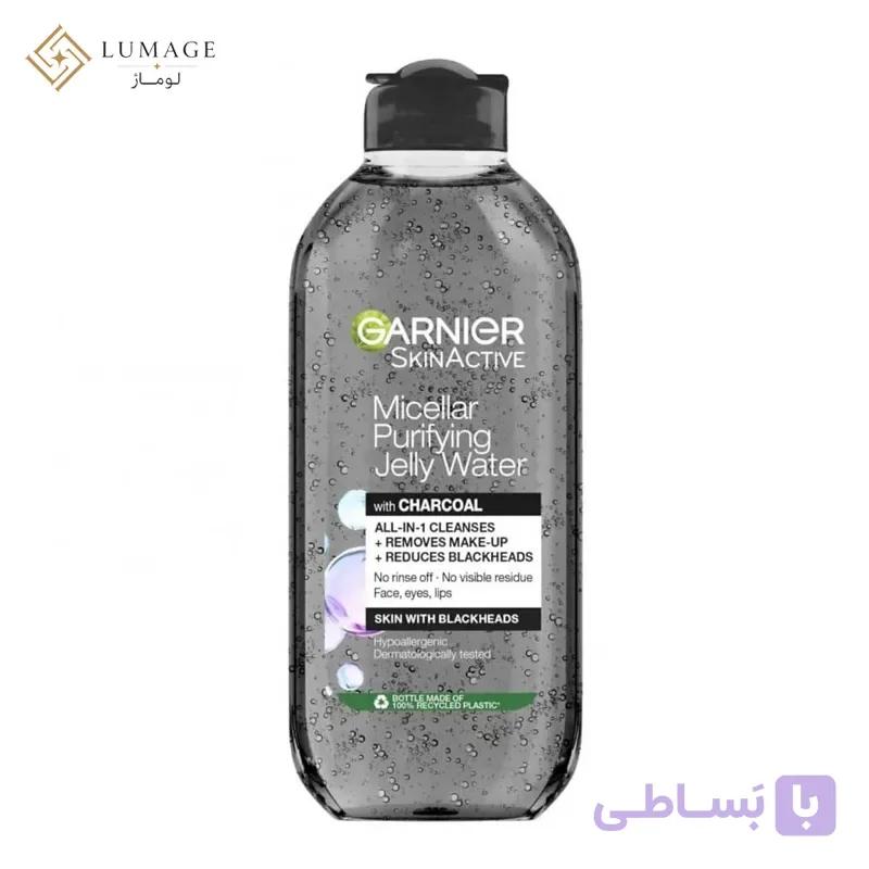 ژل آرایش پاک کن میسلار زغال 3*1 مناسب پوست جوش سر سیاه