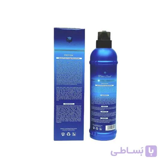 پروتئین مو واتر جول حجم ۸۵۰ میلی لیتر حاوی کلاژن و بوتاکس با رایحه بلوبری