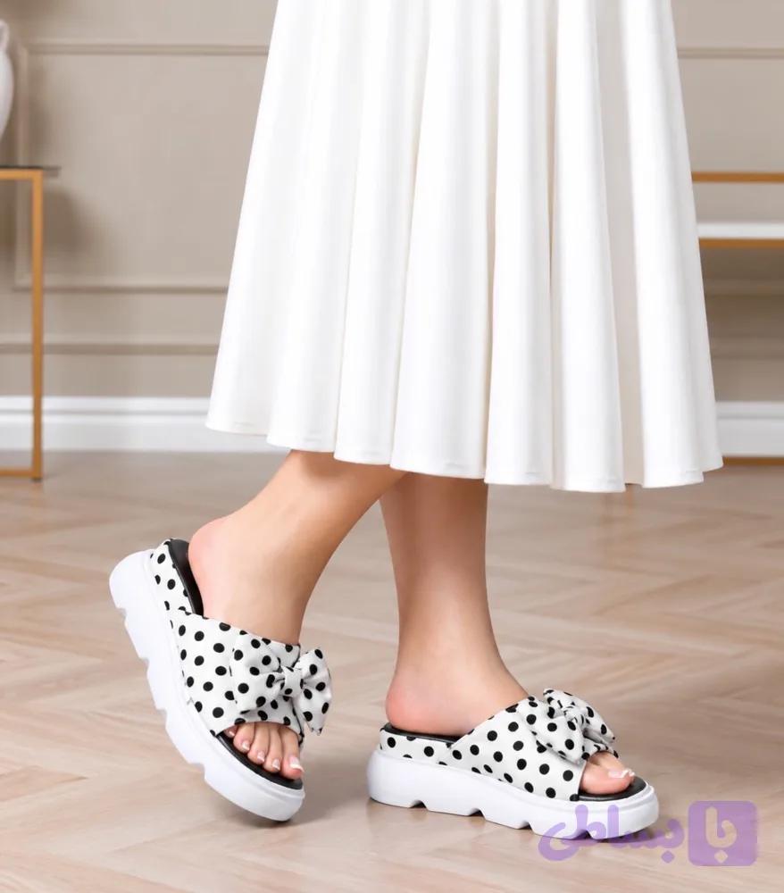 618-6صندل شیک طبی لژ 5 سانت زنانه زرپای — تصویر 1
