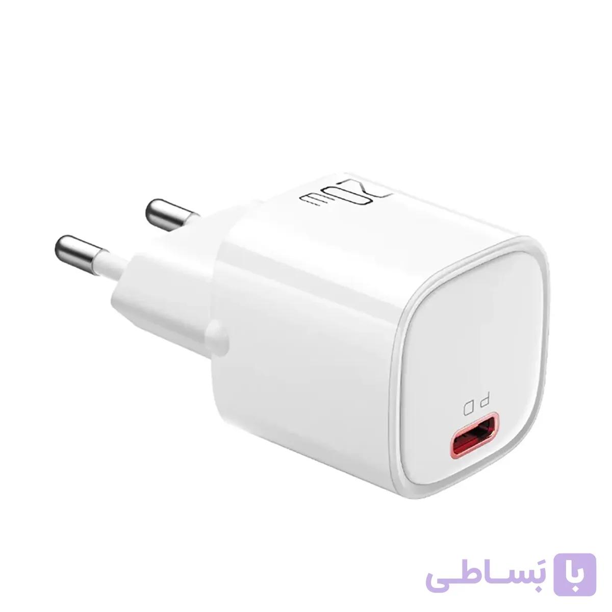 شارژر دیواری تایپ سی 20 وات مک دودو CH-402