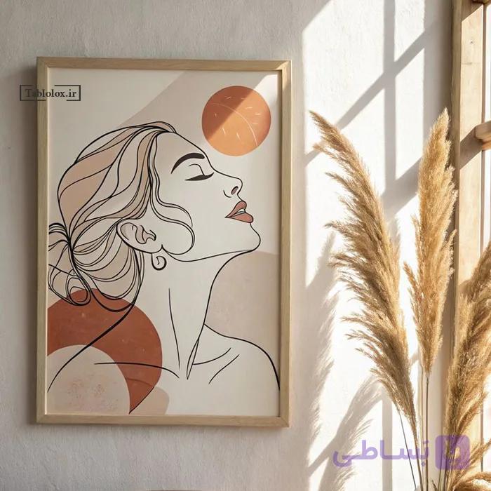 تابلو دیواری چهره TB258 — تصویر 1