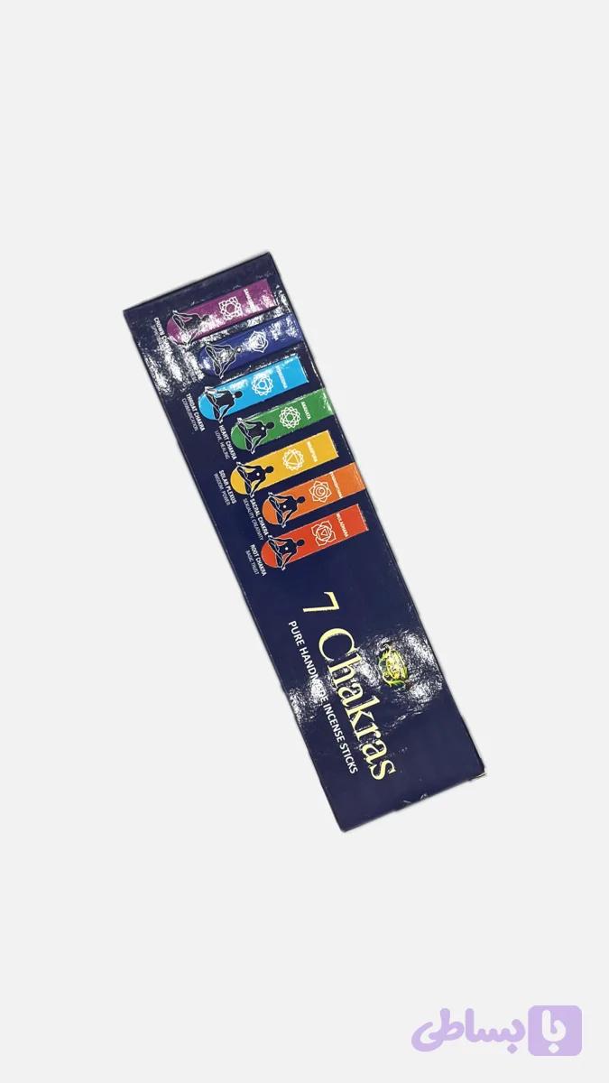 عود دست‌ساز اولاس مدل ۷ چاکرا (Ullas 7 Chakras Pure Handmade Incense)