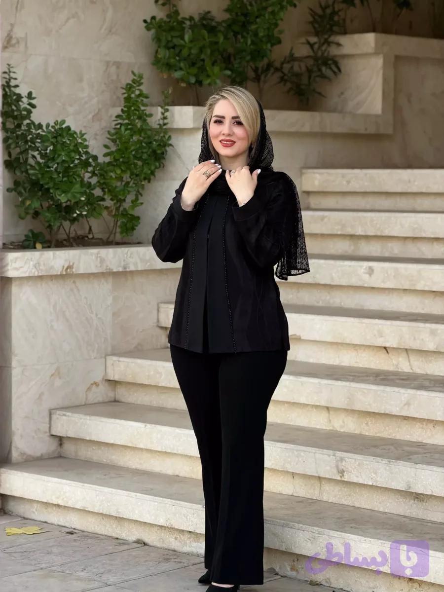 کت ژاکارد اسپیرال — تصویر 1