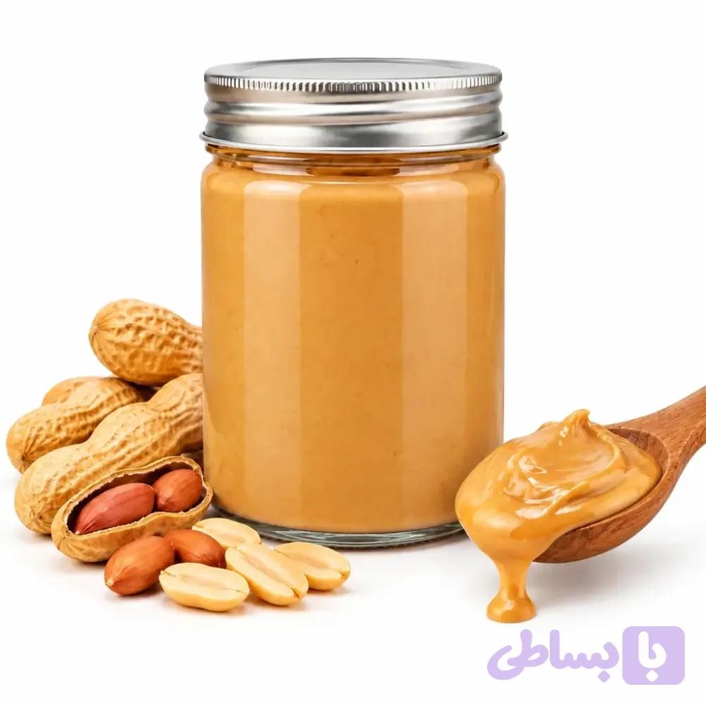 کره بادام زمینی کرمی