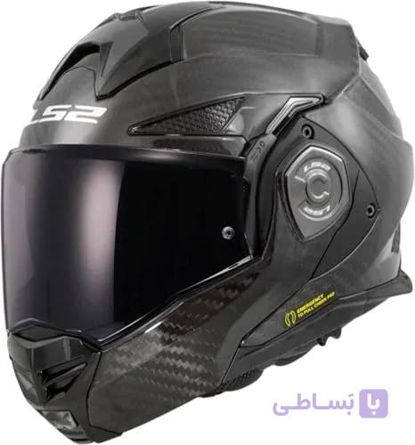 کلاه ایمنی فک‌متحرک کربنی LS2 مدل FF901 Advant X – استاندارد ECE 22.06 — تصویر 1