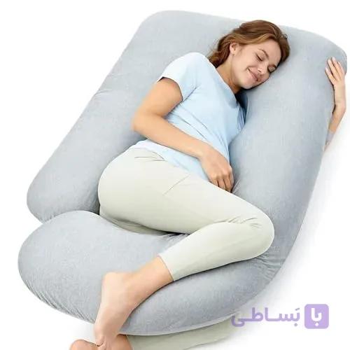 بالش بارداری Momcozy – بالش طبی U شکل تمام بدن — تصویر 1