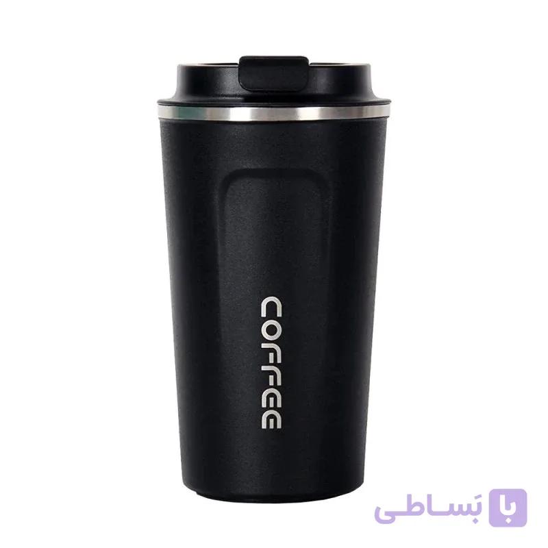 ماگ سفری استیل مدل Coffee گنجایش تقریبی ۰.۵ لیتر — تصویر 1