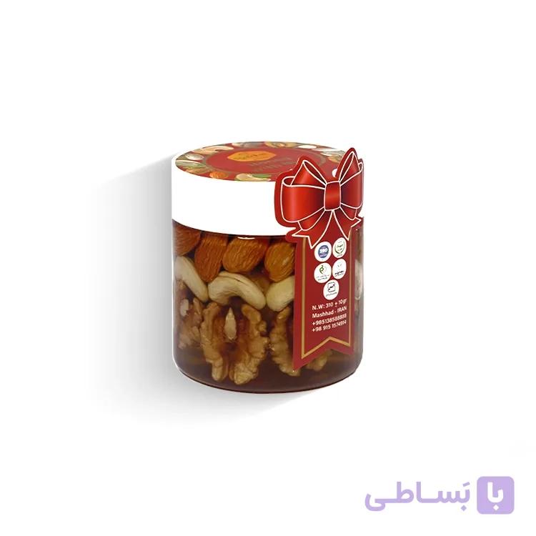 معجون عسل ممتاز و 3 مغز 300 گرمی