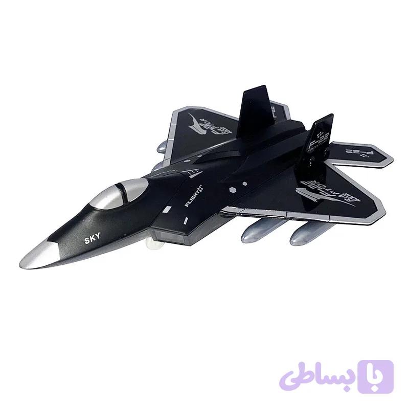 هواپیما بازی مدل جت جنگی طرح عقب کش — تصویر 1