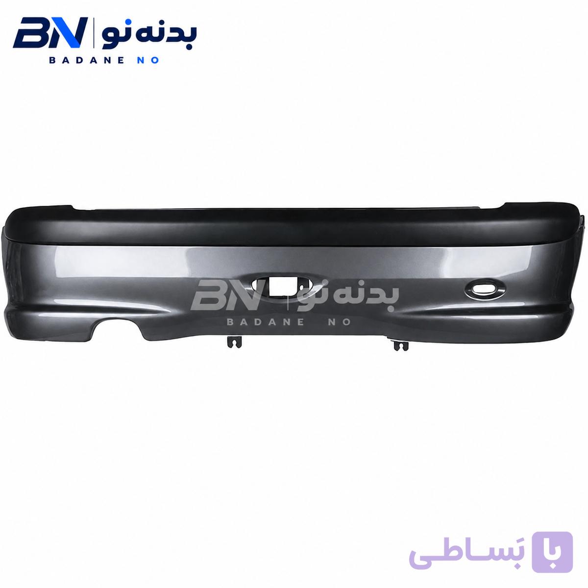 سپر عقب پژو 206 خاکستری متالیک برند مهرخواه