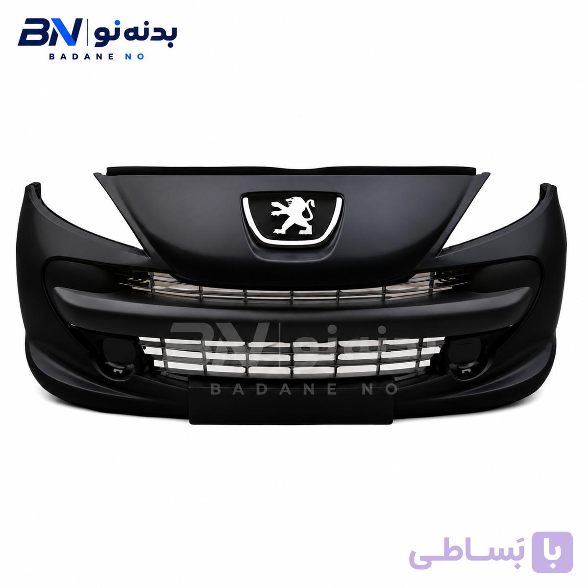 سپر جلو پژو 207 مشکی برند مهرخواه