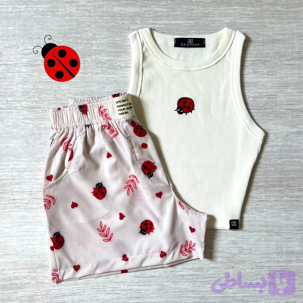 تاپ و شورتک کفشدوزک🐞
