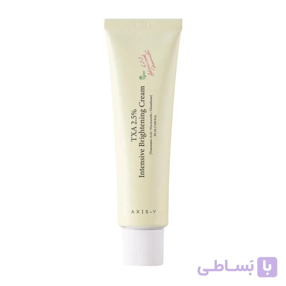 کرم روشن‌کننده و ضد لک اکسیس وای مدل TXA 2.5% Intensive Brightening Cream حجم 50 میلی‌لیتر