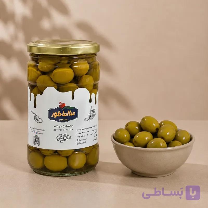 زیتون با هسته 700 گرمی