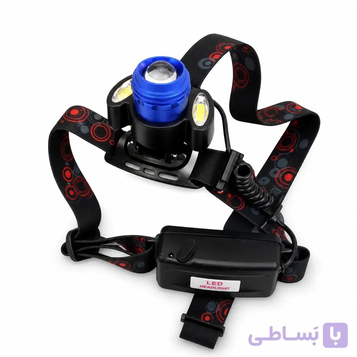 هدلایت سه لنز به همراه شارژر فندکی