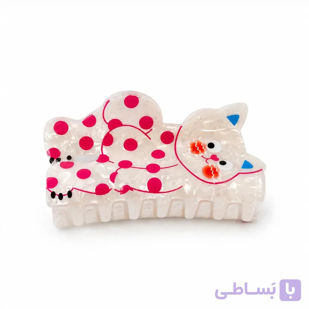 کلیپس مو مدل گربه خال خالی — تصویر 1