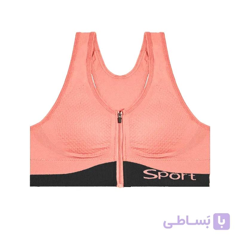 نیم‌تنه ورزشی جلو زیپ دار نخی کمر پهن پشت قهرمانی SPORT — تصویر 1