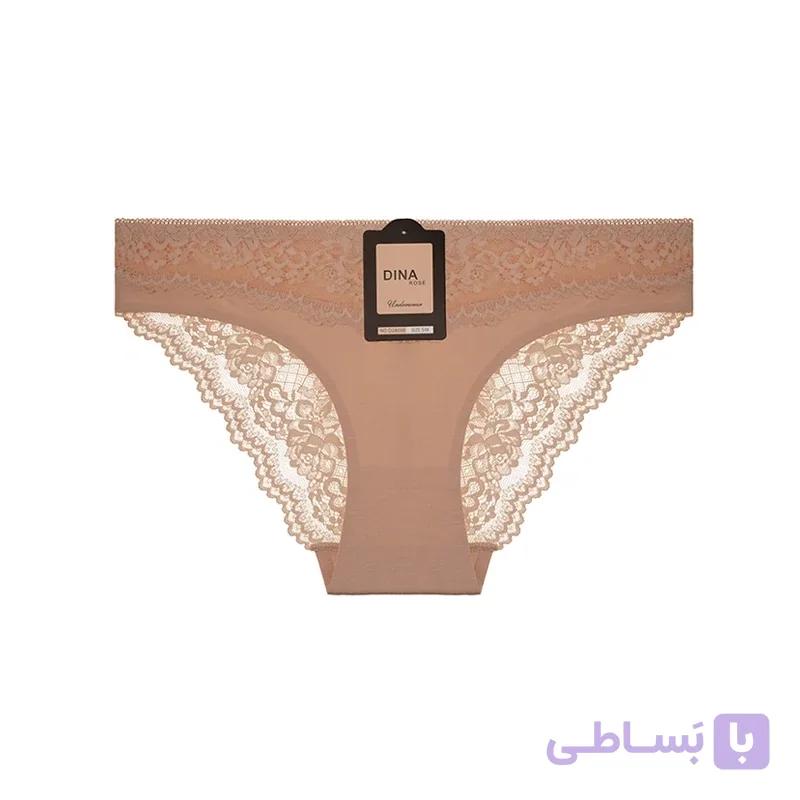شورت زنانه نخی جنیفری پشت و بالا دانتل — تصویر 1