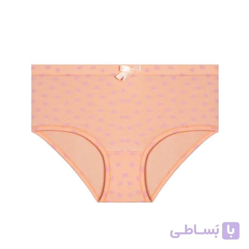 شورت زنانه نخی اسلیپ طرح چسب برند ام آر بی MRB — تصویر 1