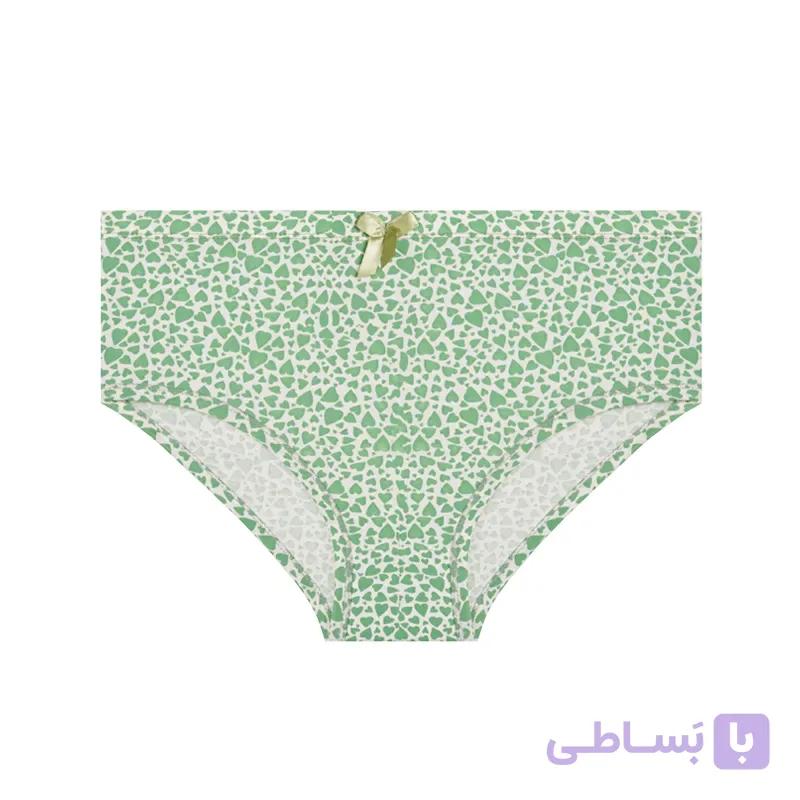 شورت زنانه نخی اسلیپ گلدار برند ساحل SAHEL — تصویر 1