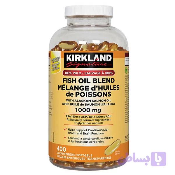 قرص فیش اویل ترکیبی کرکلند 1000mg 400 عدد — تصویر 1